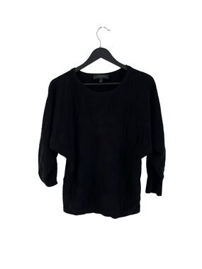 Black Scoop Neck Sweater hilton Hollis L